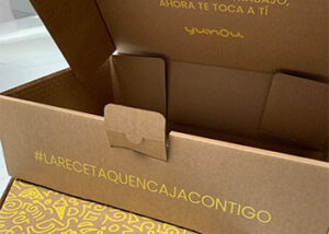 Packaging sostenible. Impresión digital sobre cajas de cartón